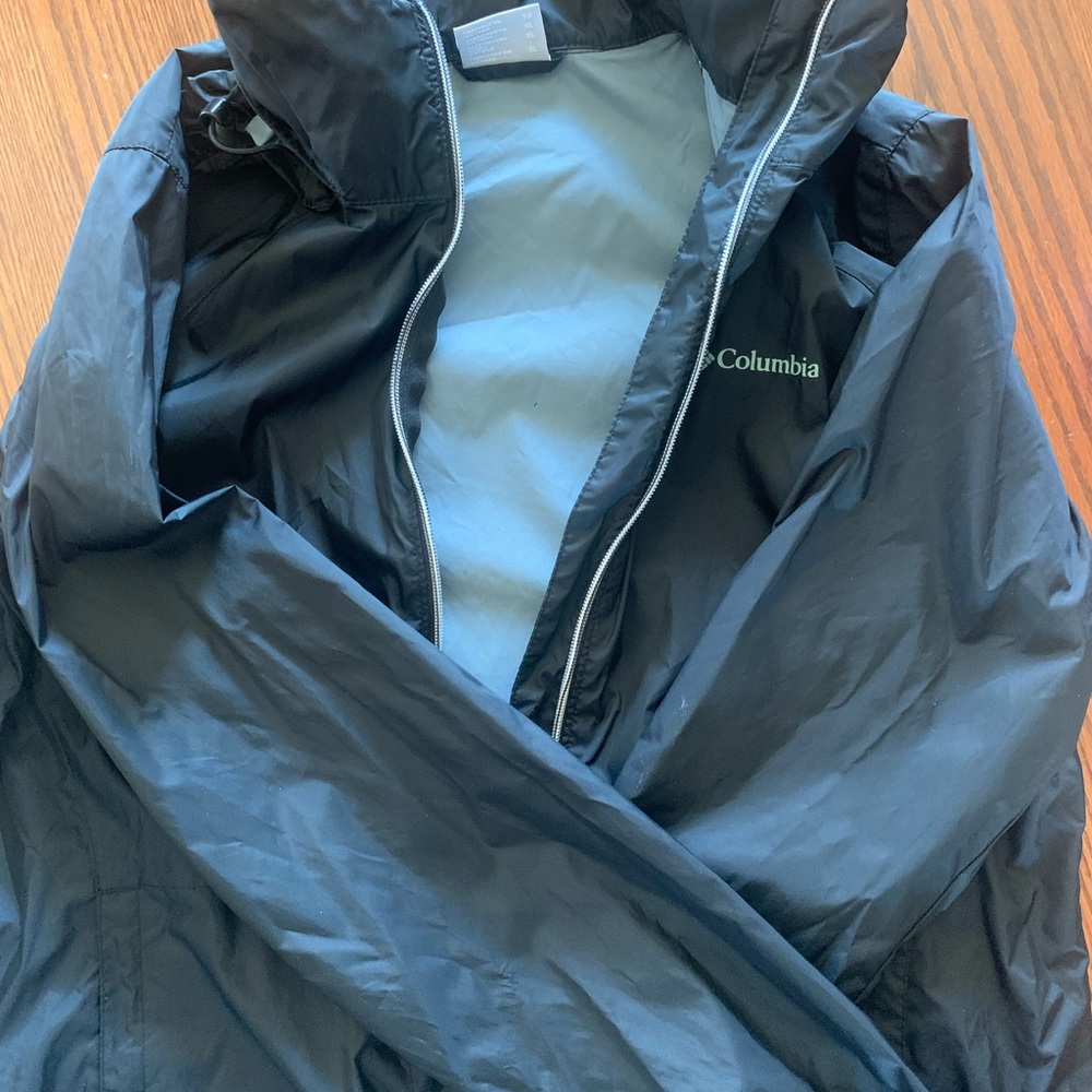 Columbia Youth Rain Jacket - Black